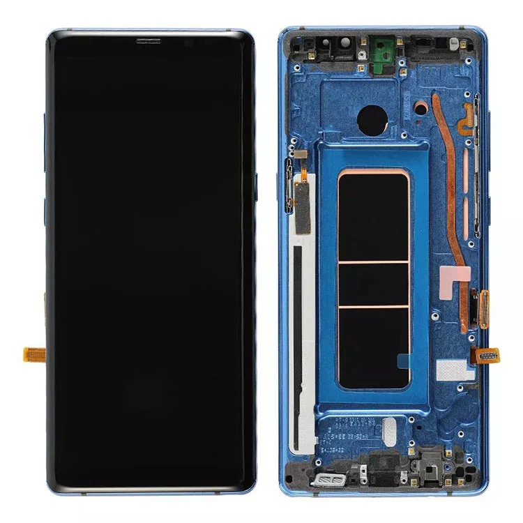 Kanggo Samsung Galaxy Note 8 LCD Oled Tampilan Ganti Lestari Kanthi pigura