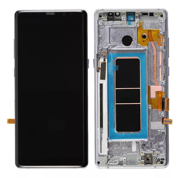 Kanggo Samsung Galaxy Note 8 LCD Oled Tampilan Ganti Lestari Kanthi pigura