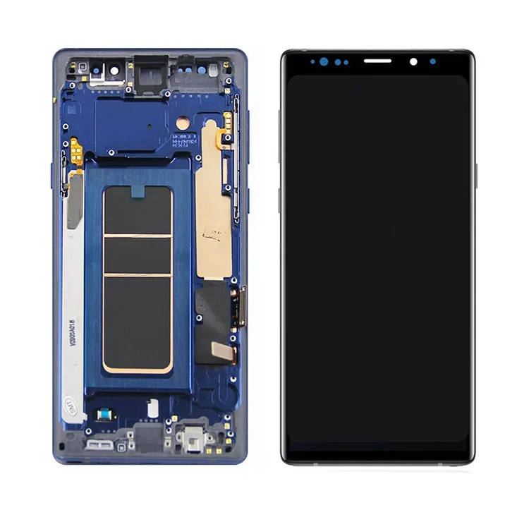 Kanggo Samsung Galaxy Note 9 LCD tampilan Ganti layar layar kanthi pigura