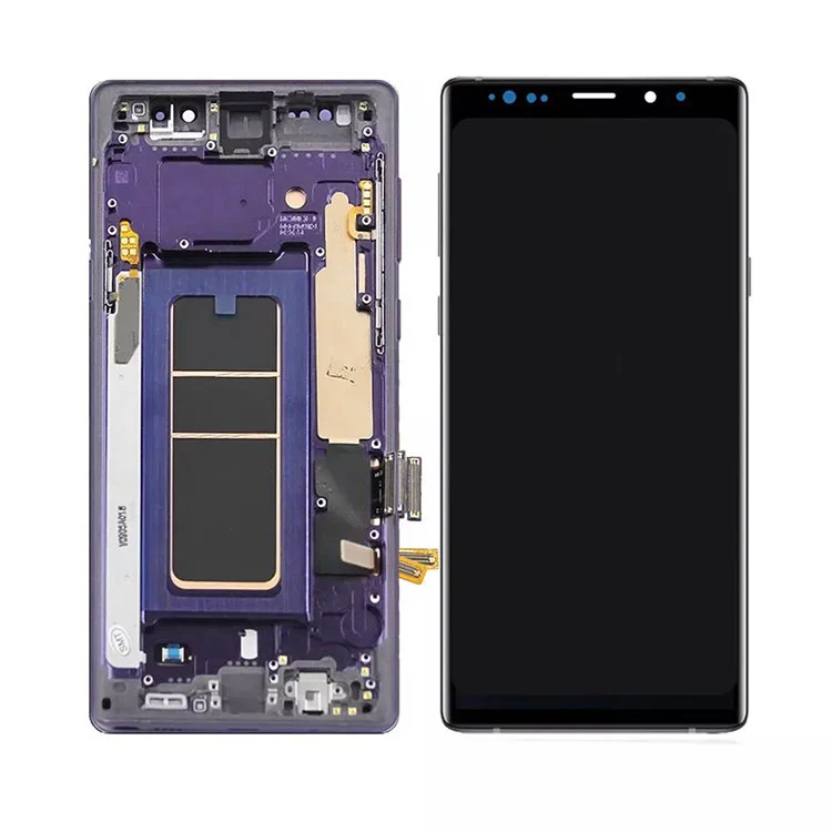 Kanggo Samsung Galaxy Note 9 LCD tampilan Ganti layar layar kanthi pigura