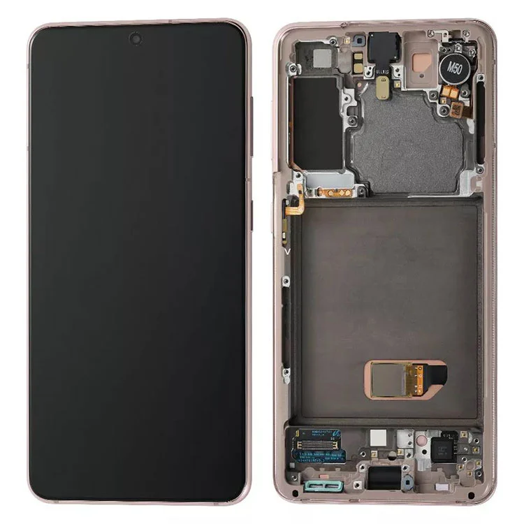 Kanggo Samsung SAMSUNG GALAXY S21 S21 LCD SEAT LAYAR SENTUH